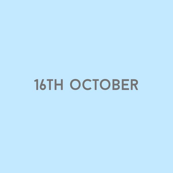 16th October 2026