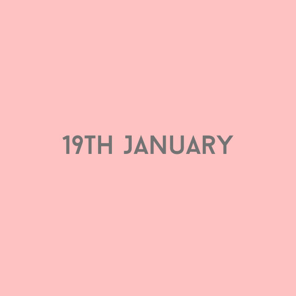 19th January 2026