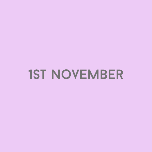 1st November 2026