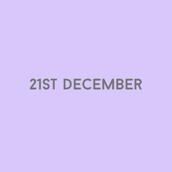 21st December 2026