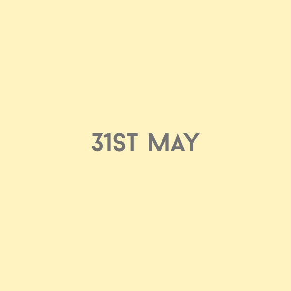 31st May 2026