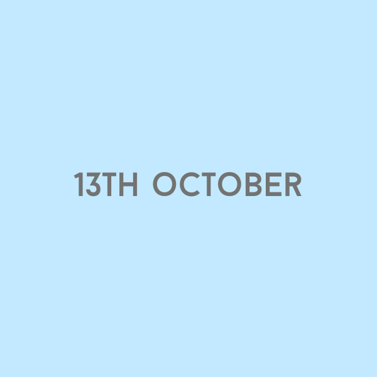 13th October 2026