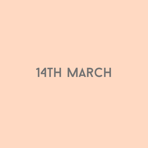 14th March 2026