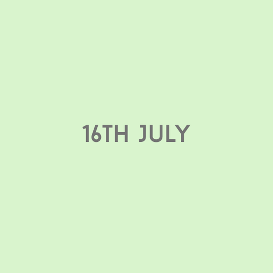 16th July 2026