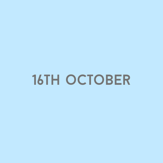 16th October 2026