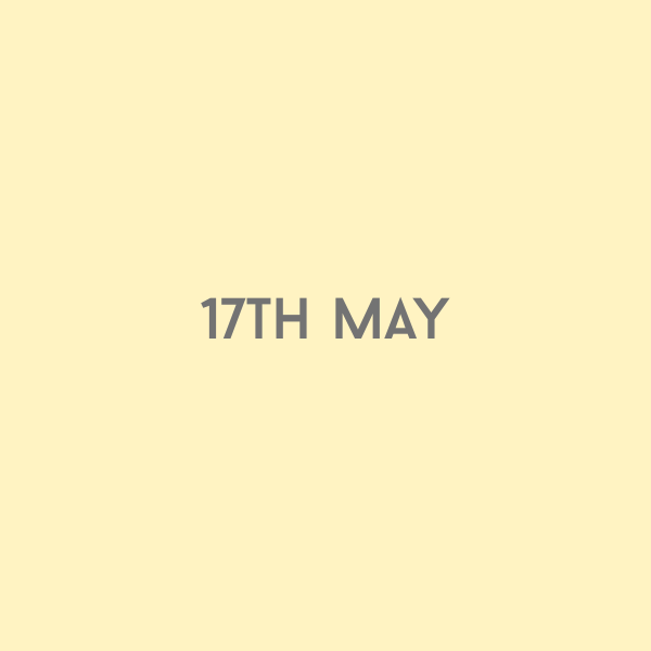 17th May 2026