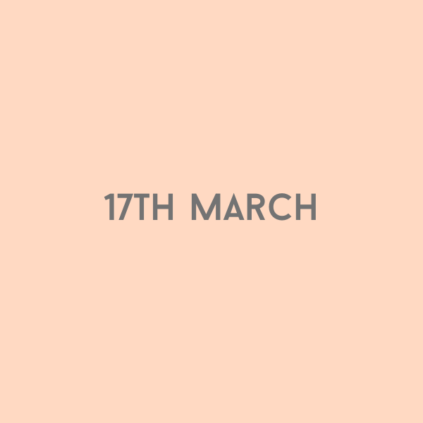 17th March 2026