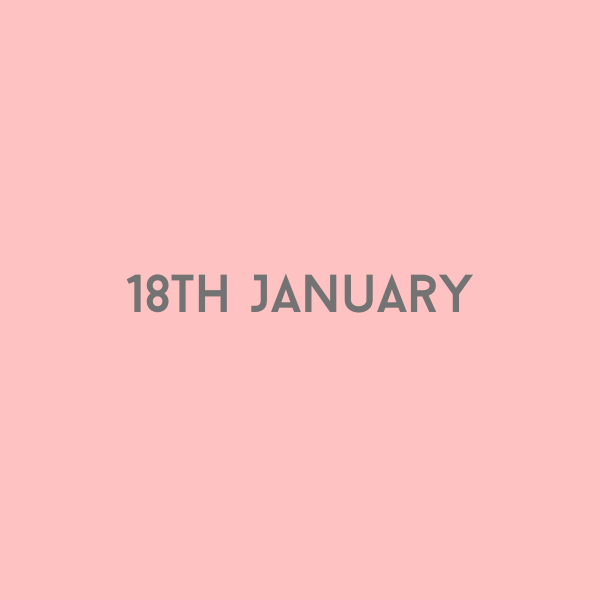 18th January 2026