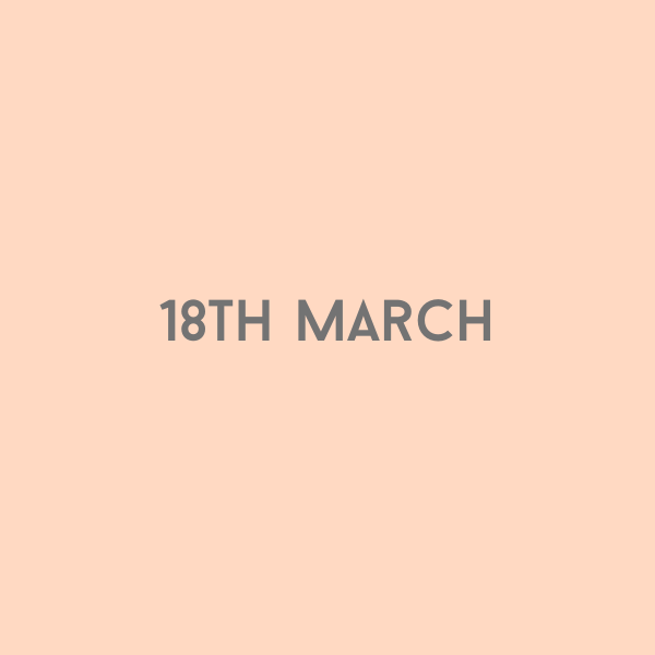 18th March 2026