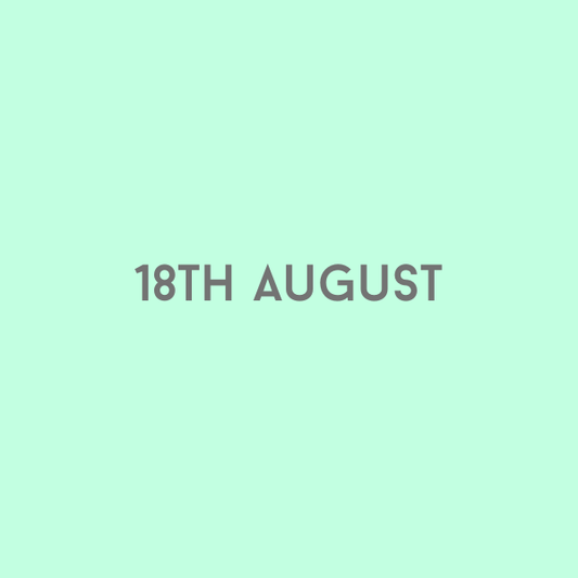 18th August 2026