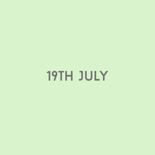 19th July 2026