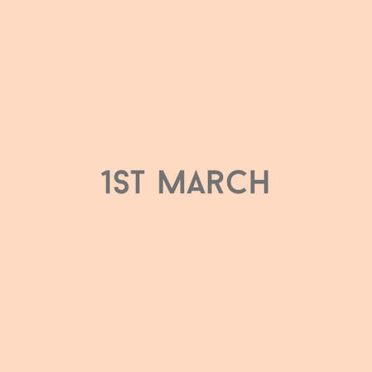 1st March 2026