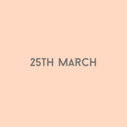 25th March 2026