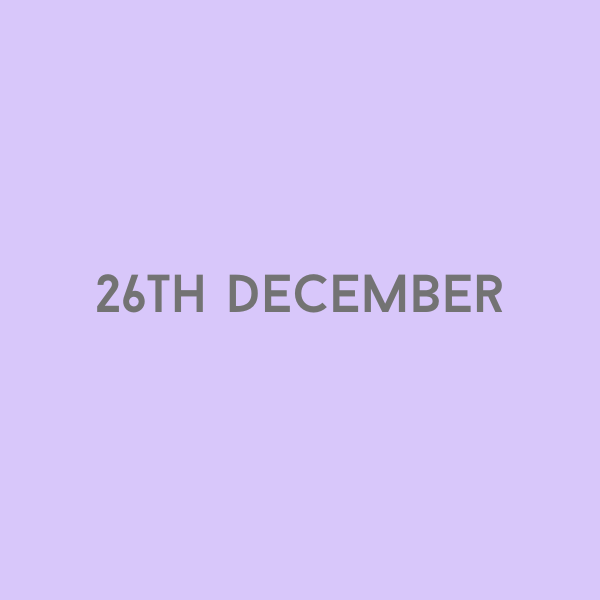 26th December 2026