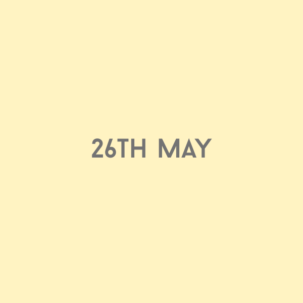 26th May 2026