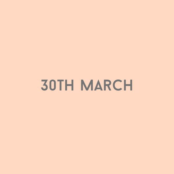 30th March 2026