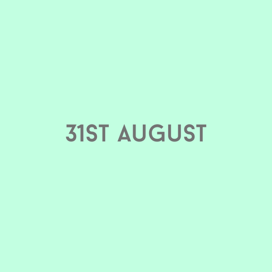 31st August 2026