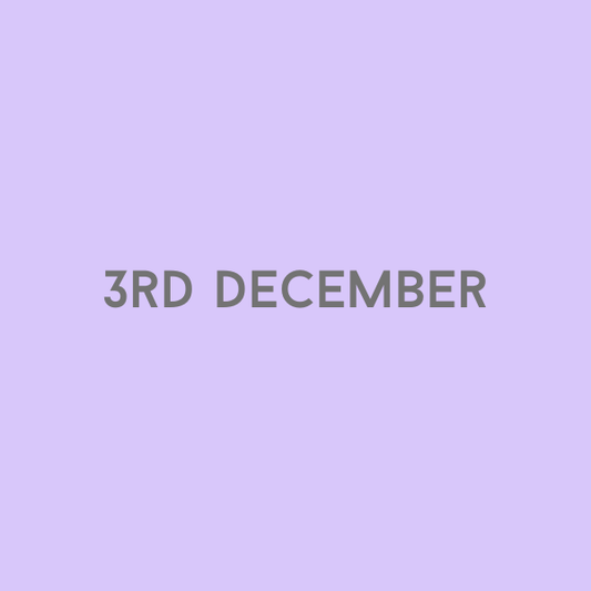 3rd December 2026