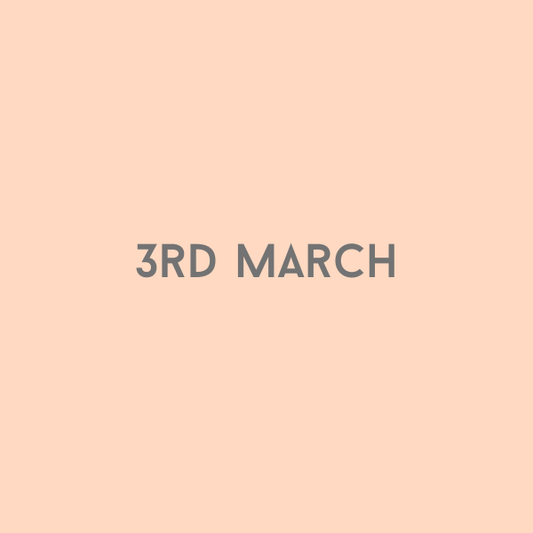 3rd March 2026