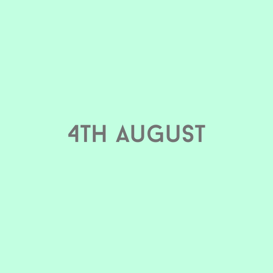 4th August 2026