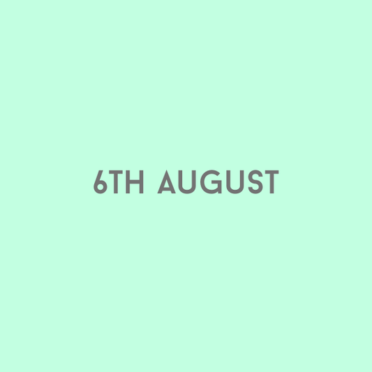 6th August 2026