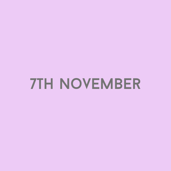 7th November 2026