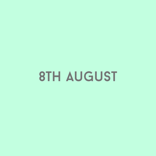 8th August 2026